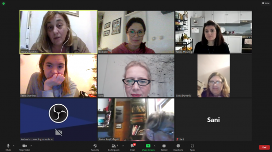 Predavanje za volonterke kriznog centra Domina