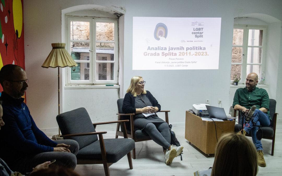 Panel-diskusija u LGBT centru Split: “Javne politike Grada Splita”