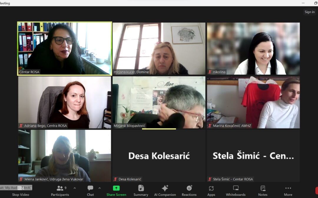 Online sastanak Mreže PETRA