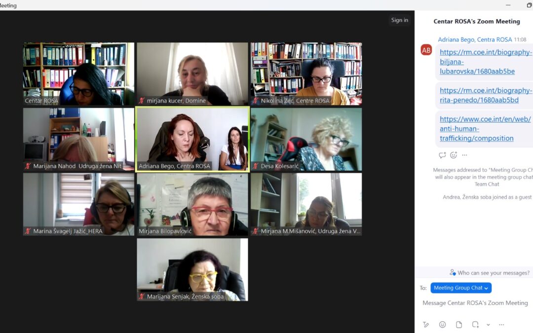 Online sastanak Mreže PETRA